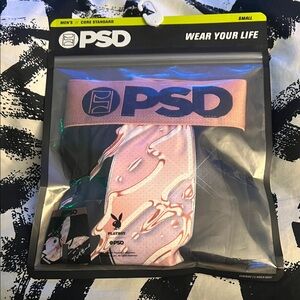 PSD Pink and Black Boxer Briefs